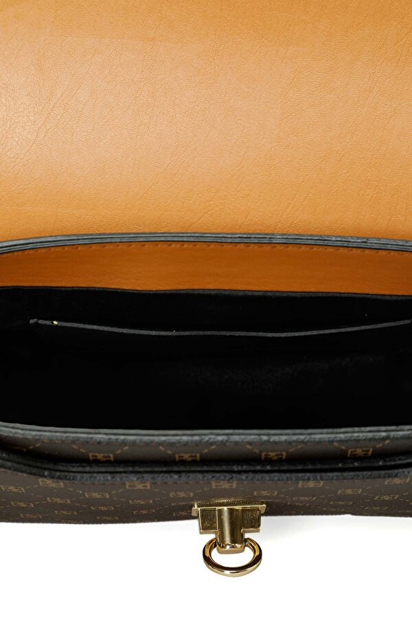 Butigo MNG GARNI KPK CPRZ 5FX KAHVE MULTI Kadın Çapraz Çanta