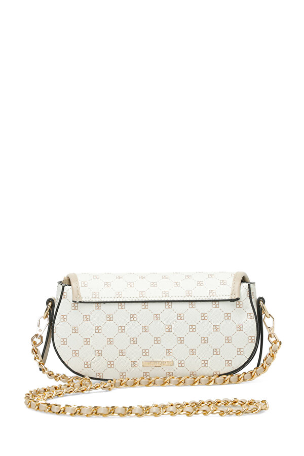 Butigo MNG GARNI KPK CPRZ 5FX EKRU MULTI Kadın Çapraz Çanta