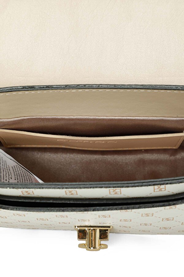 Butigo MNG GARNI KPK CPRZ 5FX EKRU MULTI Kadın Çapraz Çanta