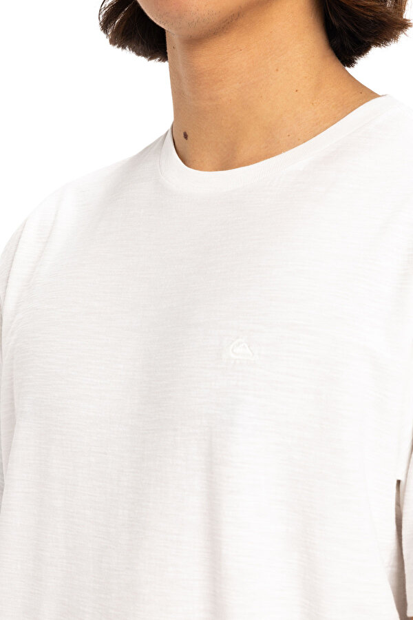 Quiksilver SLUB ROUNDNECK Beyaz Erkek Kısa Kol Gömlek