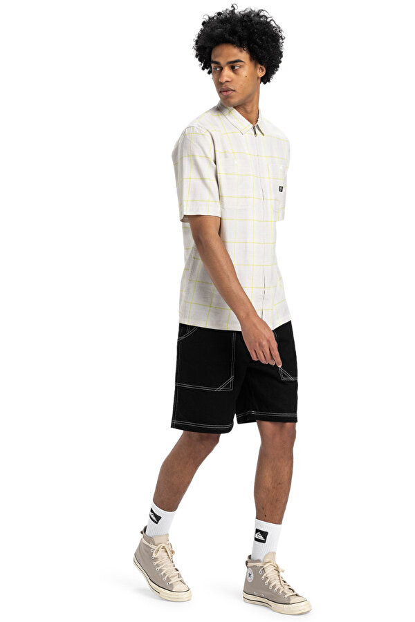 Quiksilver MERCURY SS SHIRT Beyaz Erkek Sweatshirt