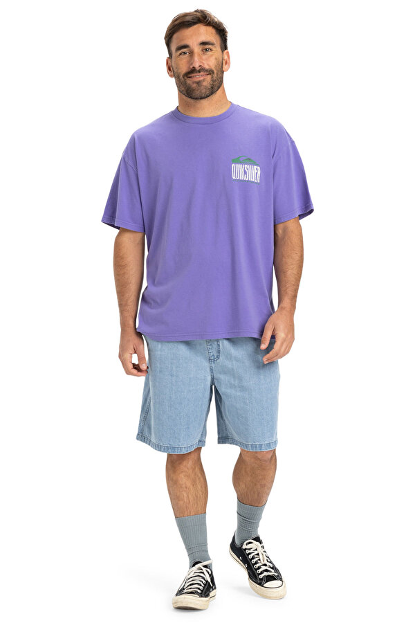 Quiksilver GH QS WORLD FORCE SS Lila Erkek Kısa Kol T-Shirt