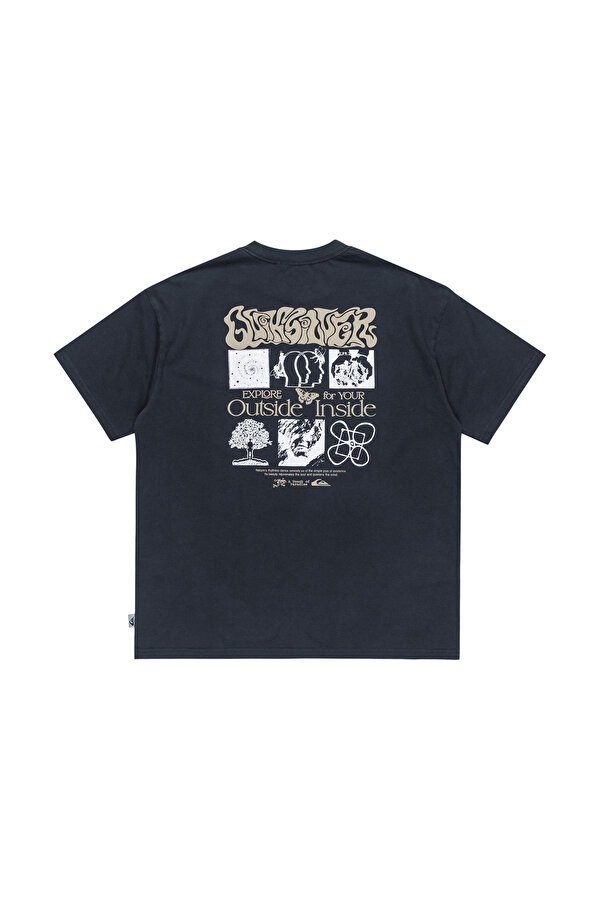 Quiksilver HW OUTSIDE INSIDE SS Siyah Erkek Kısa Kol T-Shirt