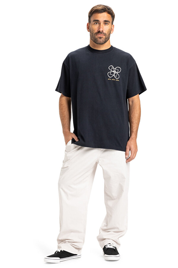 Quiksilver HW OUTSIDE INSIDE SS Siyah Erkek Kısa Kol T-Shirt