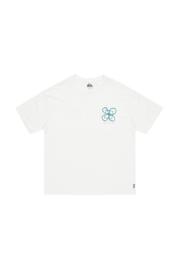 Quiksilver HW OUTSIDE INSIDE SS Beyaz Erkek Kısa Kol T-Shirt
