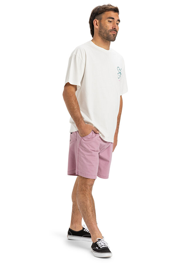 Quiksilver HW OUTSIDE INSIDE SS Beyaz Erkek Kısa Kol T-Shirt