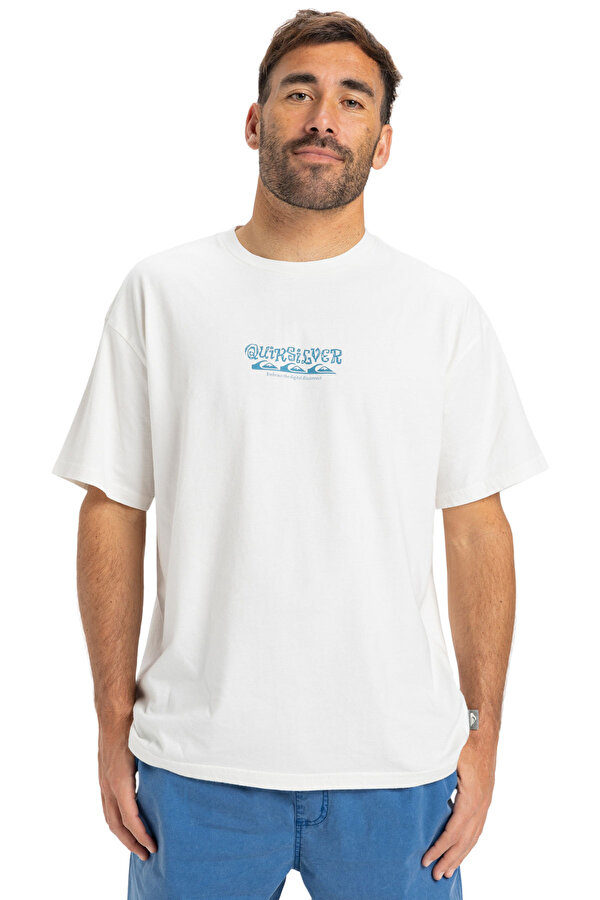 Quiksilver HW TREE CONNECTION SS Beyaz Erkek Kısa Kol Gömlek