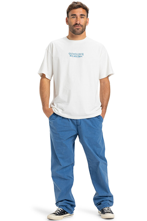 Quiksilver HW TREE CONNECTION SS Beyaz Erkek Kısa Kol Gömlek