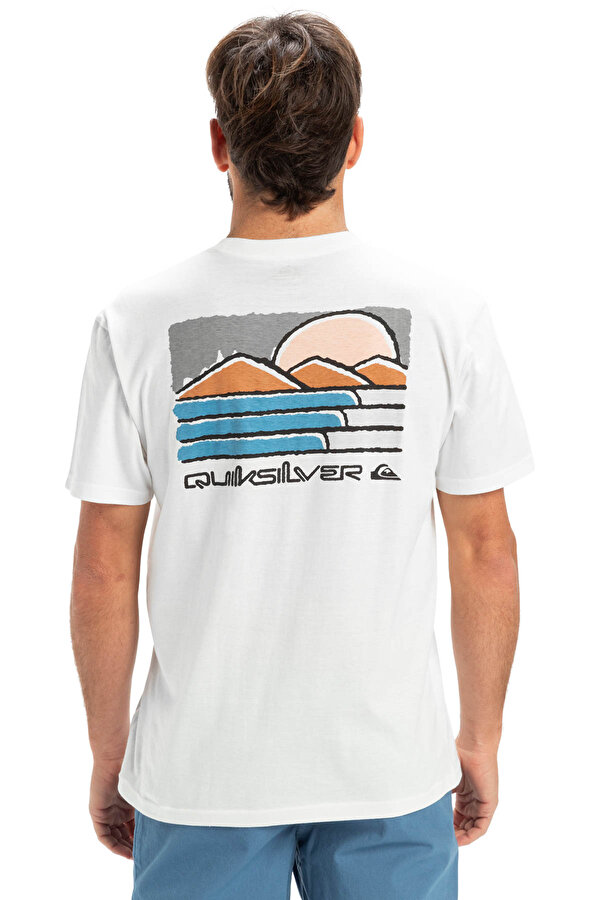 Quiksilver EVO FUTURE ISLANDS SS Beyaz Erkek Kısa Kol Gömlek