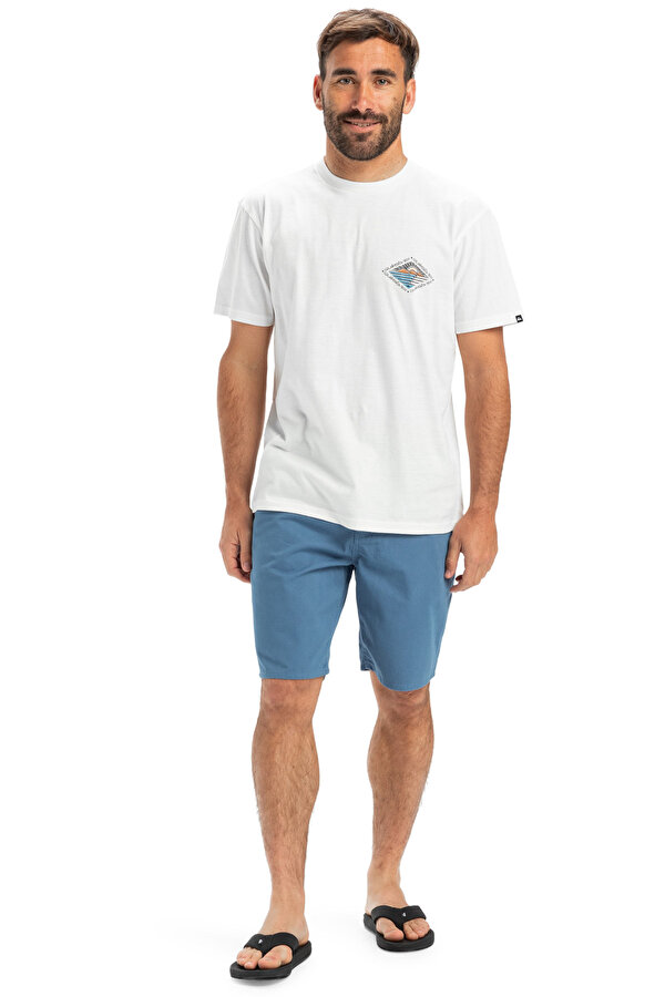 Quiksilver EVO FUTURE ISLANDS SS Beyaz Erkek Kısa Kol Gömlek