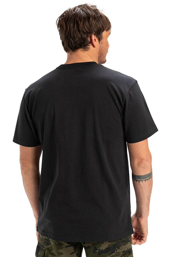 Quiksilver EV MINI LOGO SS Siyah Erkek Kısa Kol Gömlek