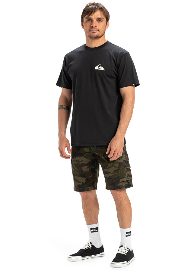 Quiksilver EV MINI LOGO SS Siyah Erkek Kısa Kol Gömlek