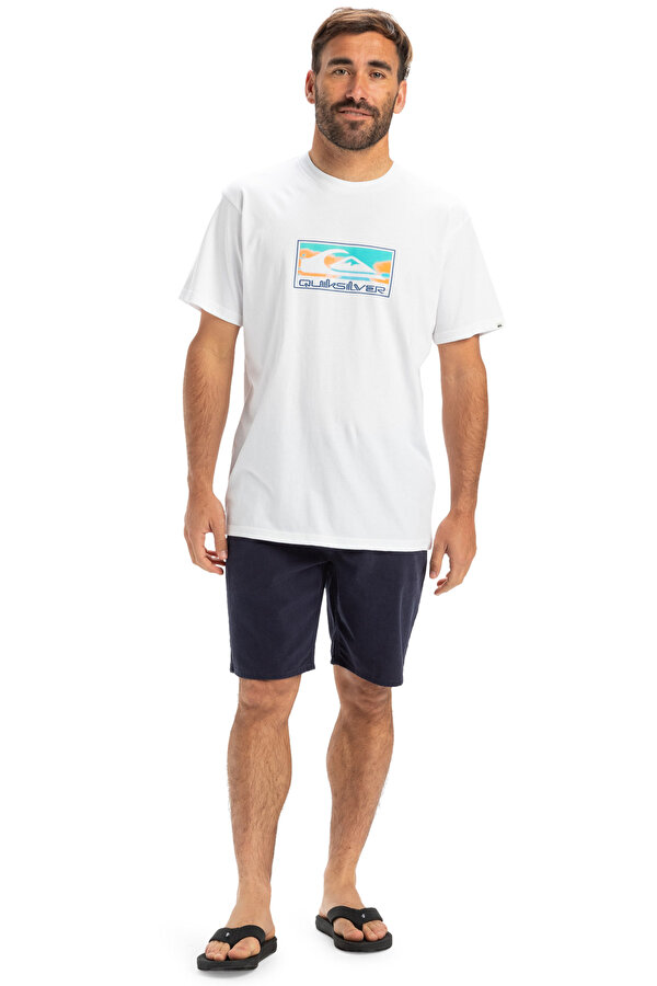 Quiksilver EV GRADIENT BOX SS Beyaz Erkek Kısa Kol Gömlek