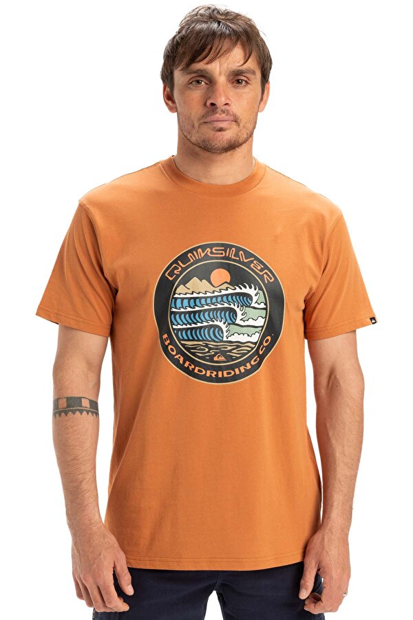 Quiksilver EV THREE SEAS SS Bakır Rengi Erkek Kısa Kol Gömlek