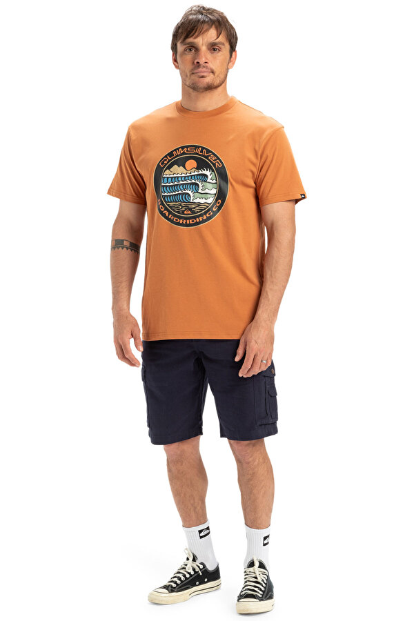 Quiksilver EV THREE SEAS SS Bakır Rengi Erkek Kısa Kol Gömlek