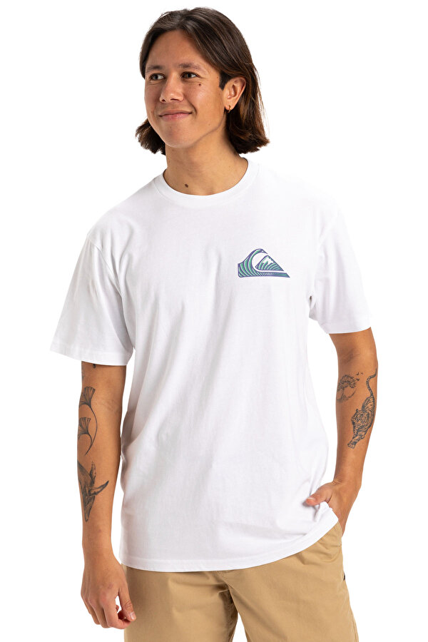 Quiksilver WINDOW PANE SS Beyaz Erkek Kısa Kol T-Shirt