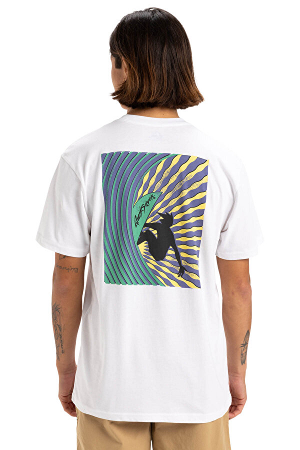 Quiksilver WINDOW PANE SS Beyaz Erkek Kısa Kol T-Shirt