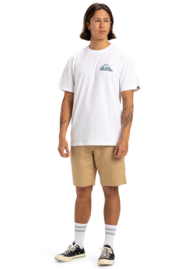 Quiksilver WINDOW PANE SS Beyaz Erkek Kısa Kol T-Shirt