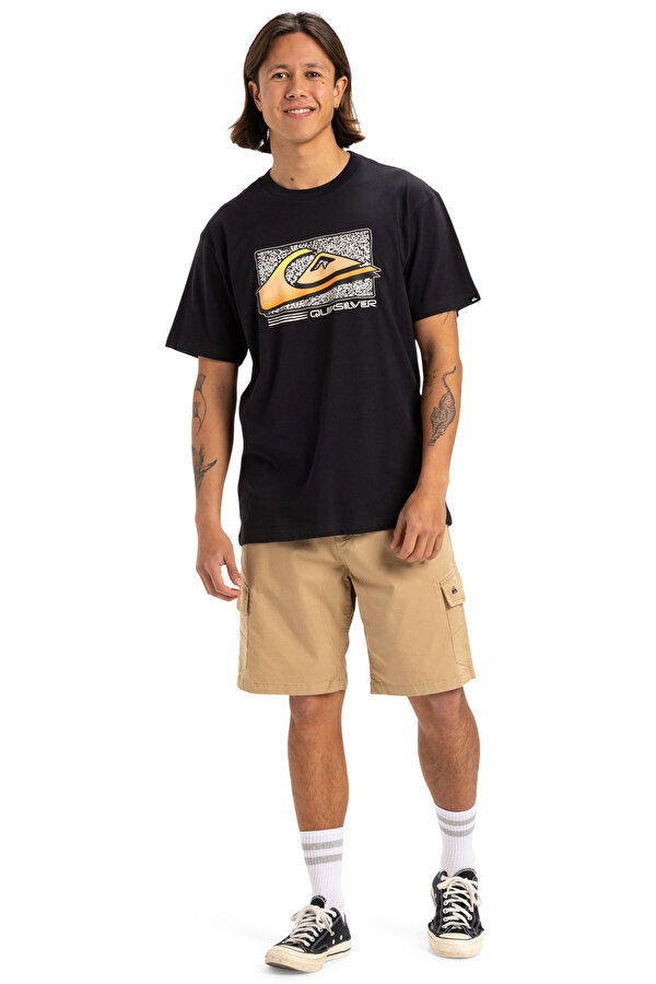 Quiksilver RETRO FADE SS Siyah Erkek Kısa Kol Gömlek