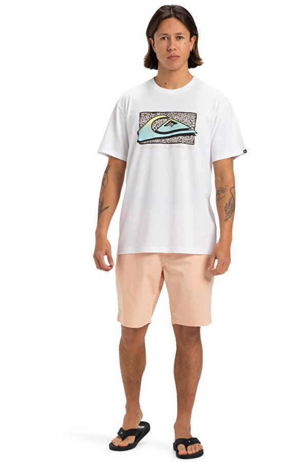 Quiksilver RETRO FADE SS Beyaz Erkek Kısa Kol Gömlek