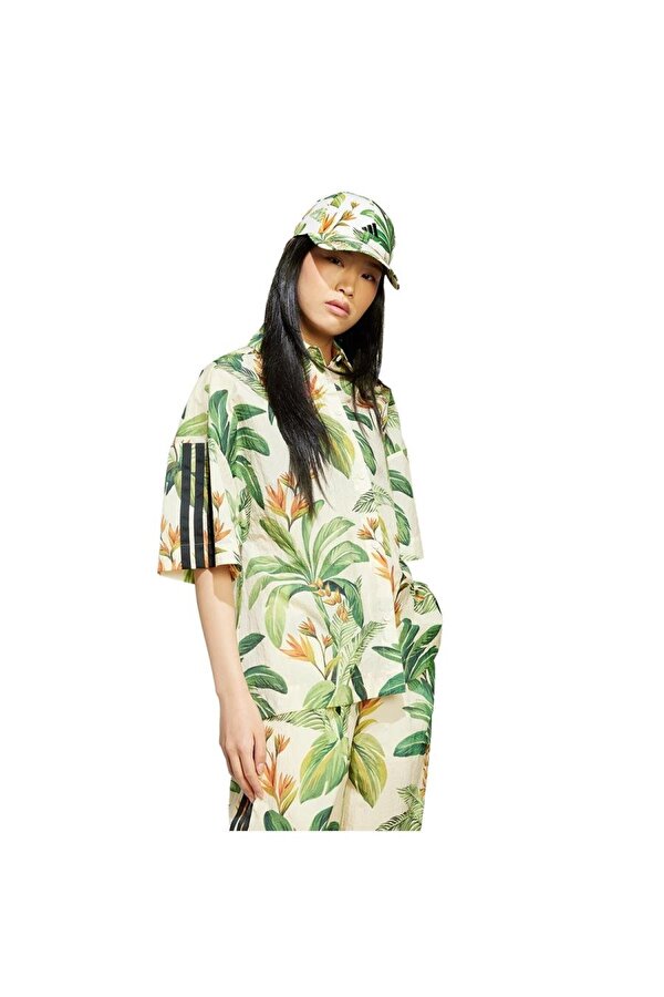 adidas Kadın  Beyaz  Ceket FARM PRM TOP JD6280