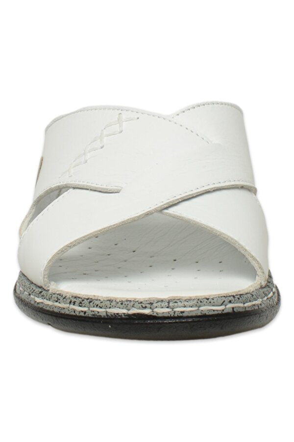 Mammamia D25Yt-1385Z Günlük Beyaz Kadın Terlik