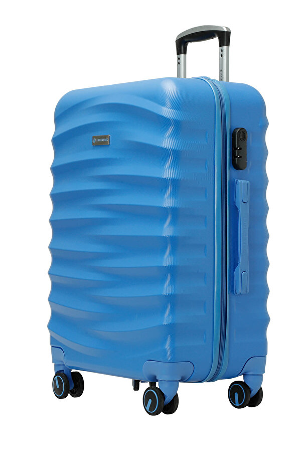 Lumberjack NEWYORK -B ABS 5FX Açık Mavi Unisex Büyük Boy Valiz