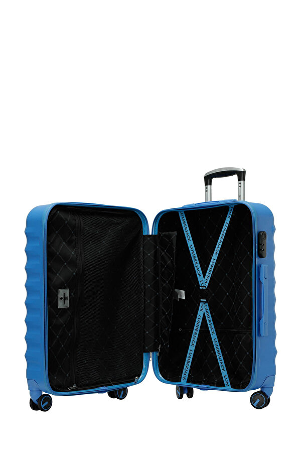 Lumberjack NEWYORK -B ABS 5FX Açık Mavi Unisex Büyük Boy Valiz