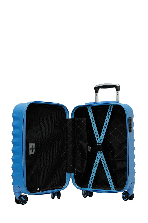 Lumberjack NEWYORK -K ABS 5FX Mavi Unisex Küçük Boy Valiz