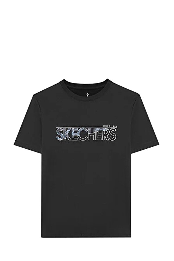 Skechers Graphic Tee Siyah Erkek Kısa Kol T-Shirt