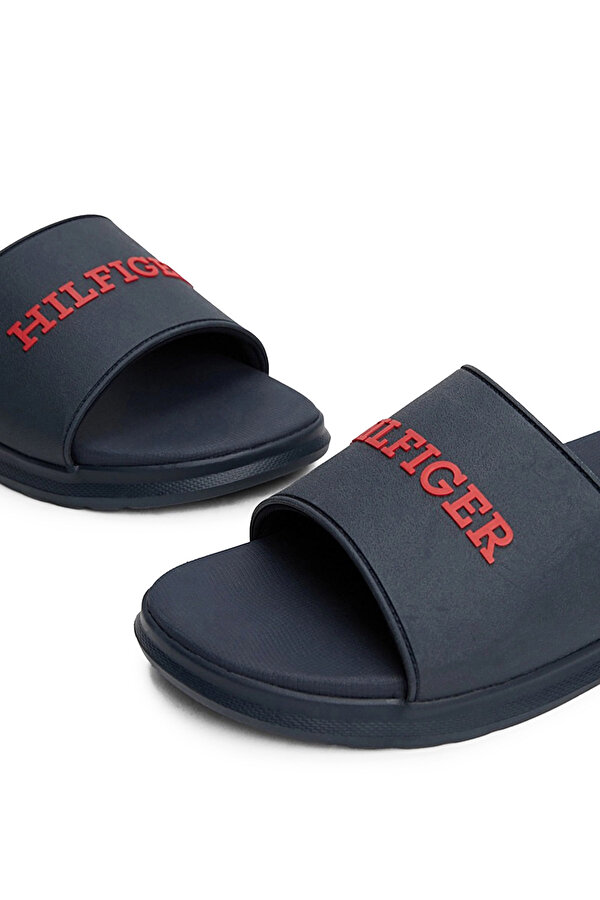 Tommy Hilfiger DUAL DENSITY HILFIGER POO Lacivert Erkek Terlik