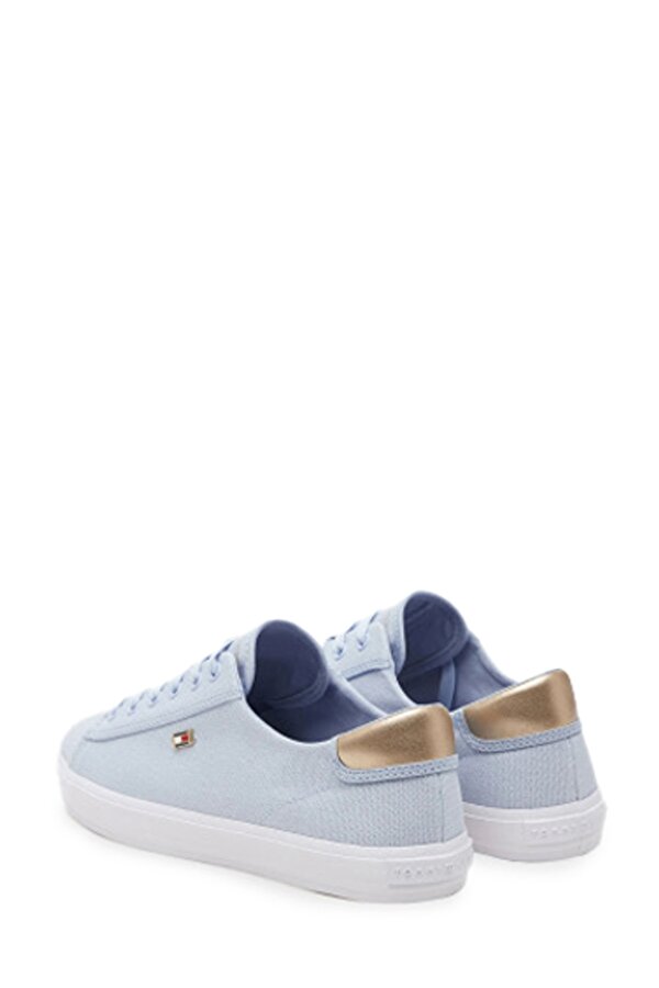 Tommy Hilfiger VULC CANVAS LACE UP SNEAK Mavi Kadın Sneaker