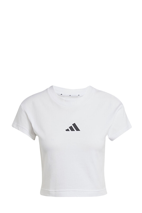 adidas W FI SL BB TEE      WHITE Beyaz Kadın Kısa Kol T-Shirt