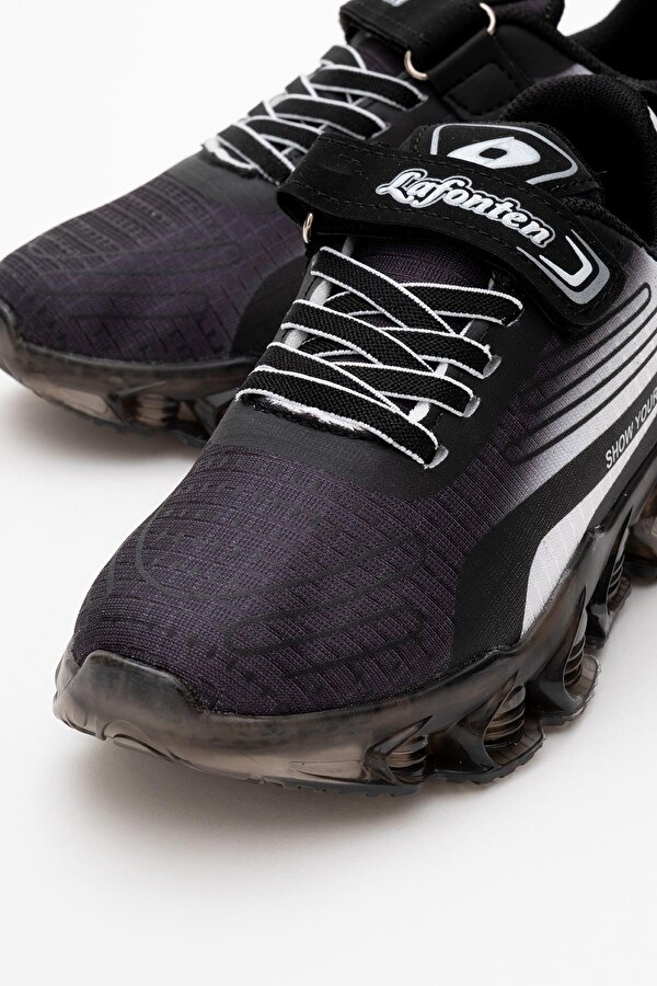 Ccway Çocuk Anorak Spor Ayakkabı 31-35 SİYAH BEYAZ