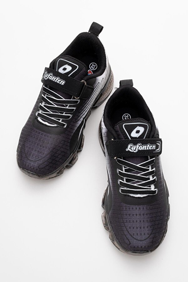 Ccway Çocuk Anorak Spor Ayakkabı 31-35 SİYAH BEYAZ