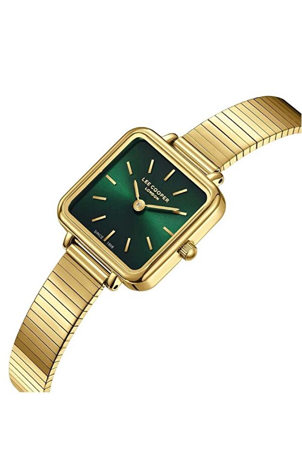 Emin Saat Lee Cooper LC08138 Kare Kadran Minimal Tasarım 3 Atm Su Geçirmezlik Kadın Kol Saati