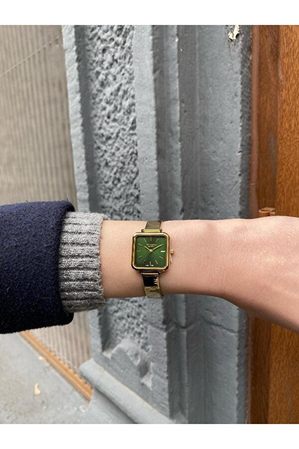 Emin Saat Lee Cooper LC08138 Kare Kadran Minimal Tasarım 3 Atm Su Geçirmezlik Kadın Kol Saati