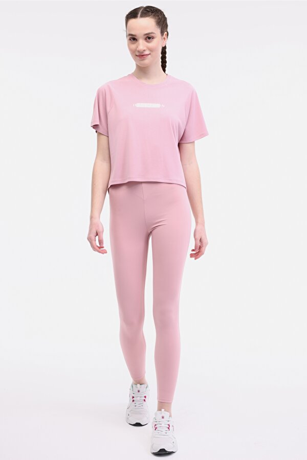 Lumberjack WL MYA 11MS449 5FX PASTEL PEMBE Kadın Kısa Kol T-Shirt