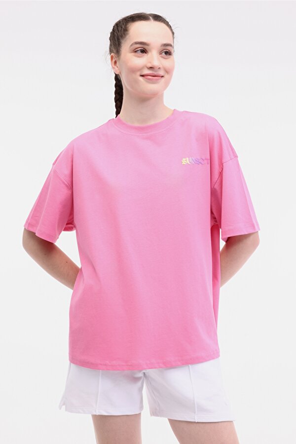 Lumberjack WL MOIRA 11F212 5FX Pembe Kadın Kısa Kol T-Shirt