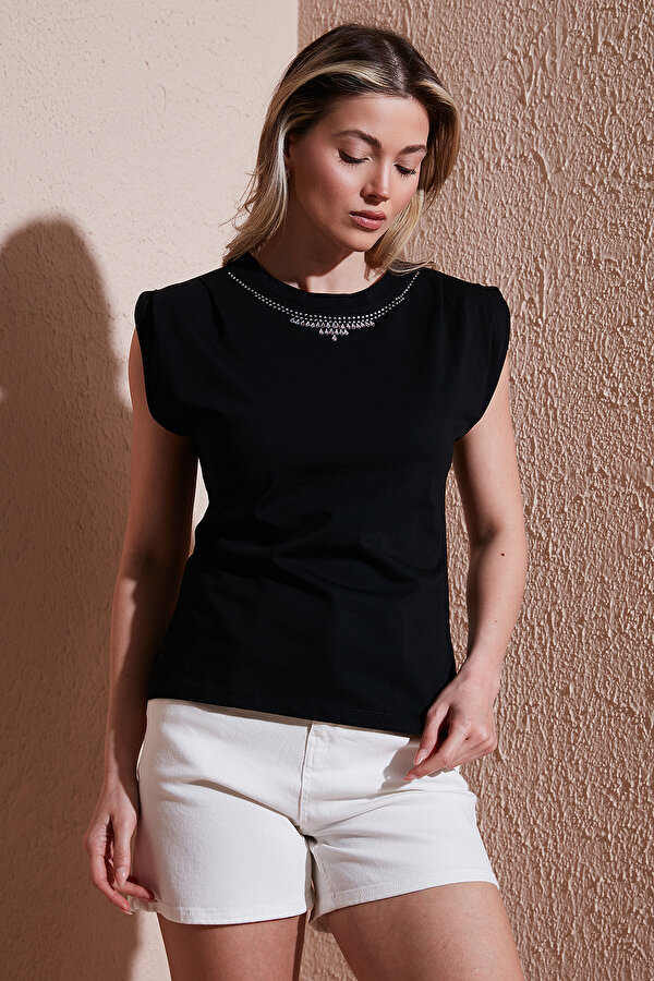 Fashion Friends Bayan Bluz 25Y0472K1 SİYAH