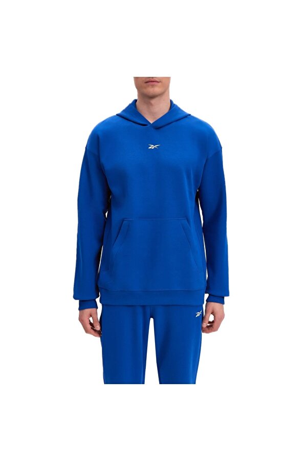 Reebok Athlete Hoodie Синий 008 Мужчина Толстовка С Капюшоном