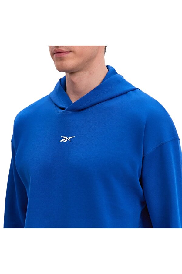 Reebok Athlete Hoodie Синий 008 Мужчина Толстовка С Капюшоном
