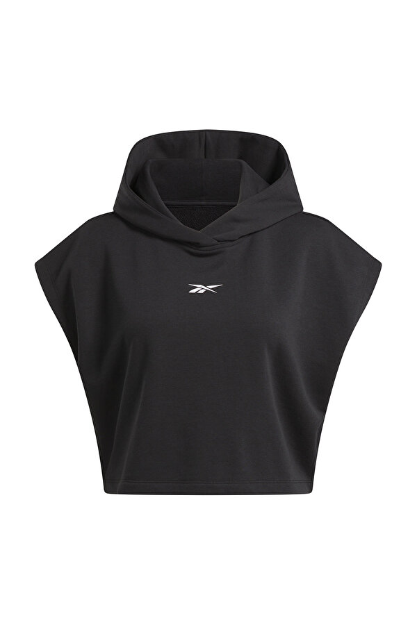 Reebok Bball Off Court  Crop Hoo Черный Женщина Толстовка С Капюшоном