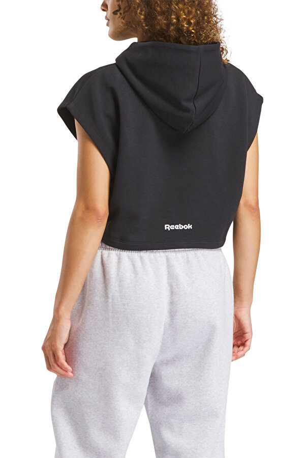 Reebok Bball Off Court  Crop Hoo Черный Женщина Толстовка С Капюшоном