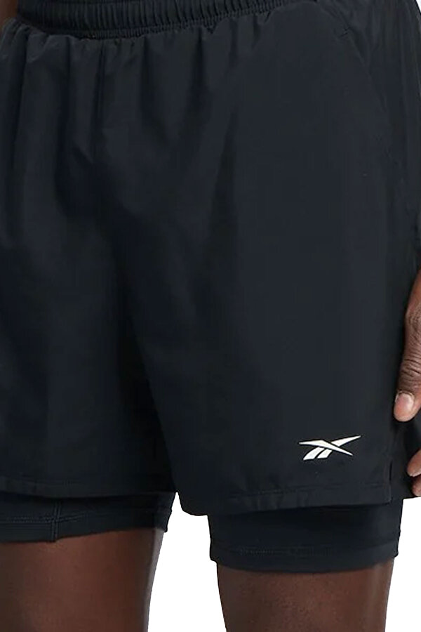 Reebok Athlete Hype 2-In-1 Short Черный Мужчина Шорты