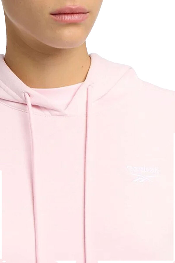 Reebok Ri Sl French Terry Hoodie Розовый 004 Женщина Толстовка С Капюшоном