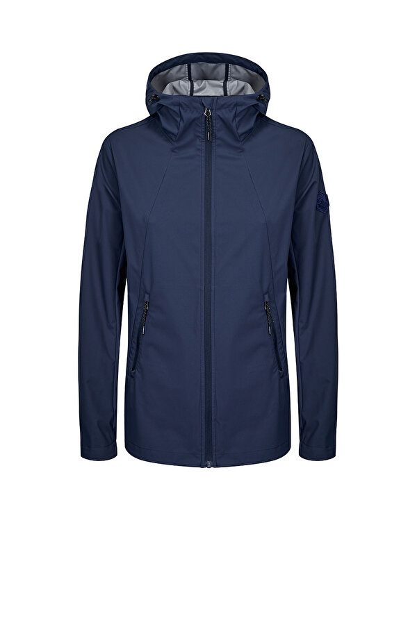 Lumberjack HOODIE TECH JACKET NAVY BLUE Woman Jacket