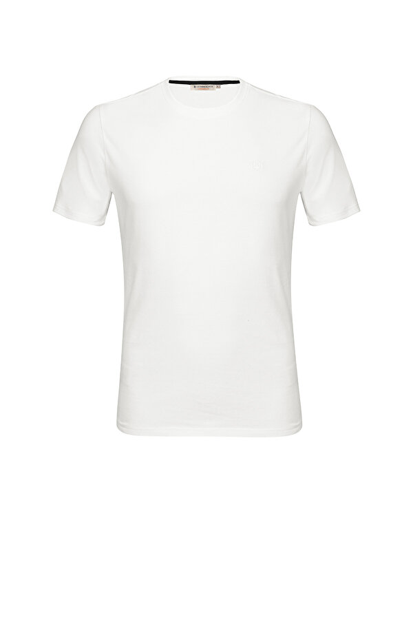 Lumberjack RODDY T-SHIRT SMALL LOGO OFF-WHITE Man Sleeve T-Sh