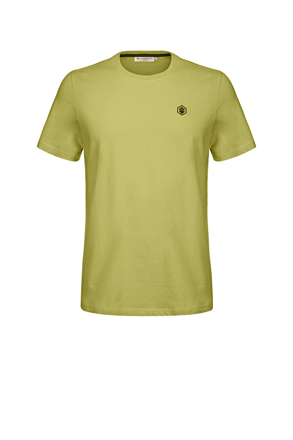 Lumberjack T-SHIRT BASIC SMALL LOGO OPAL GREEN Man Sleeve T-Sh