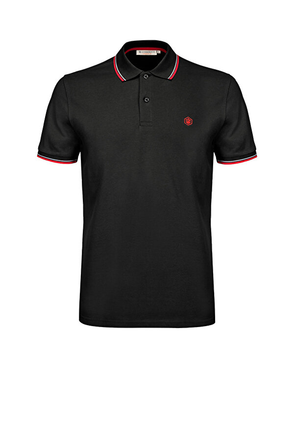 Lumberjack NEW POLO SPORT SS BLACK Man Short Sleeve T-Shirt